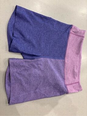 Outdoor Voices  Purple & Pink Colorblock Active Shorts